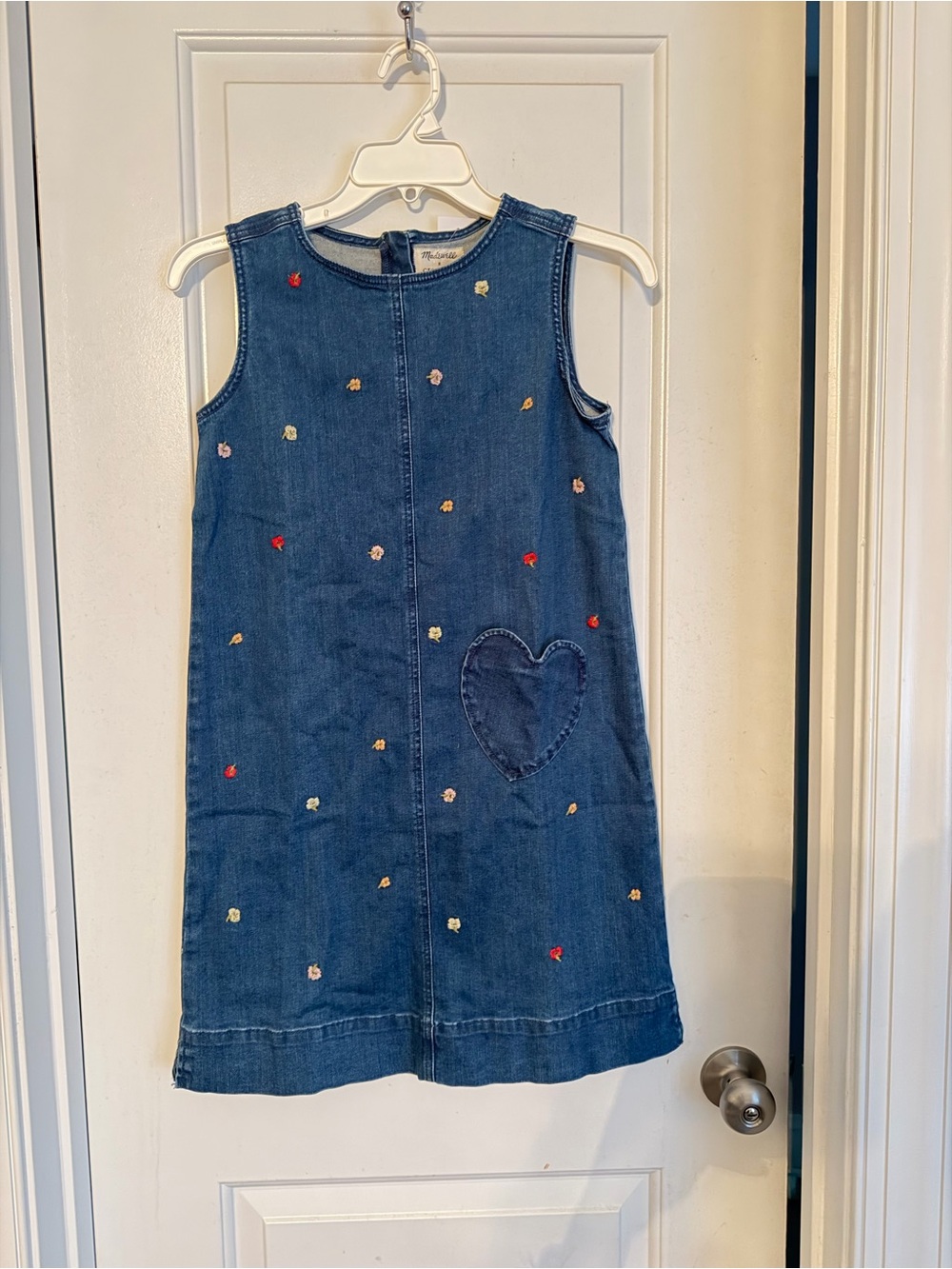 NWT Madewell x Crewcuts Denim Girls Dress | 12